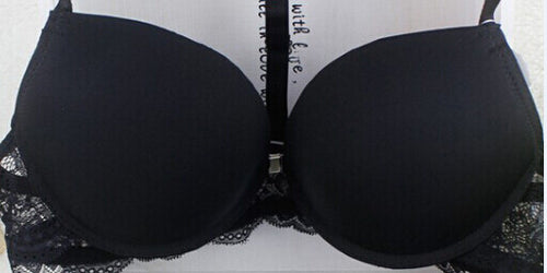 Sexy Bra Sets for Women Girls Sexy Y-line Straps Bra Set Front Closure Bra   Hollow Out Panties Intimates Lace EF8