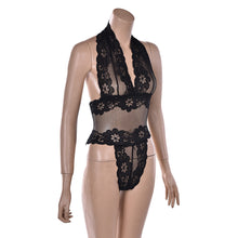 Sexy Lingerie Lace Bodysuits Sleepwear Pajamas Erotic Uniform Women's Underwear Conjoined Dress Leotard Intimates With G-string EF8