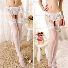 Sexy Stockings Women's Floral Lace Garter Belt Suspender Stockings Lingerie garters Set Garter for Stockings EF8