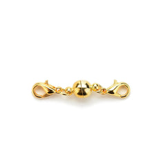 Silver Gold Plated Strong Paved Magnetic Clasps Jewelry Findings Magnetic Clasps Lobster Clasps for Necklace   Bracelets 5 PCS EF8