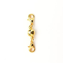 Silver Gold Plated Strong Paved Magnetic Clasps Jewelry Findings Magnetic Clasps Lobster Clasps for Necklace   Bracelets 5 PCS EF8
