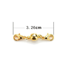 Silver Gold Plated Strong Paved Magnetic Clasps Jewelry Findings Magnetic Clasps Lobster Clasps for Necklace   Bracelets 5 PCS EF8