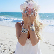 Silver Gypsy Statement Boho Coachella Festival Turkish Jewelry Sinaya Tribal Ethnic Jewelry s Bohemian Antalya Coin Bracelet EF8