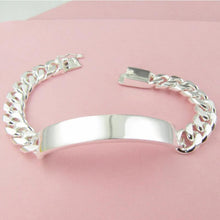 Silver Plated Gift Jewelry Bracelet 10cm Trendy Men Male Bangle Bracelet EF8