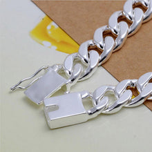 Silver Plated Gift Jewelry Bracelet 10cm Trendy Men Male Bangle Bracelet EF8