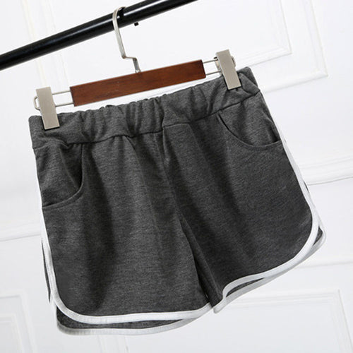 Fashion Shorts Women Lady Casual Elastic Waist Short Colorful Cotton Shorts Short Pants EF8