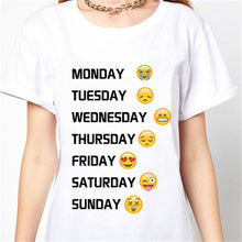funny clothes emoji t shirt style emotions t shirt women men top tees t-shirt clothing EF8