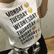 funny clothes emoji t shirt style emotions t shirt women men top tees t-shirt clothing EF8
