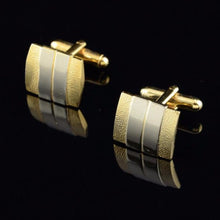 Tie Clips Simple Party Gift For Men Men Gold Color Metal Necktie Tie Bar Clasp Clip Cufflinks Sets EF8