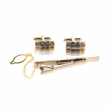 Tie Clips Simple Party Gift For Men Men Gold Color Metal Necktie Tie Bar Clasp Clip Cufflinks Sets EF8