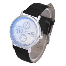 Retro Men's Leather Band Sport Analog Quartz Watch Simple Business Military Wristwatches Classics Dress Watches OC8 EF8