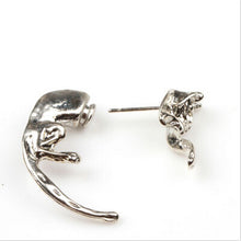 Trendy s Long Tail Leopard Cat Puncture Ear Studs Womens Mens Earring Women Accessories EF8
