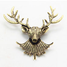 Animal Xmas Popular Brooches Styling Jewelry S Cute Gold Plated Deer Antlers Head Pin Brooches EF8