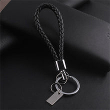 s Men PU Leather Key Chain Ring Keyfob Car Keyring Keychain Gift For Men EF8