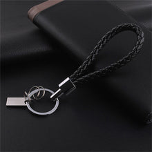 s Men PU Leather Key Chain Ring Keyfob Car Keyring Keychain Gift For Men EF8