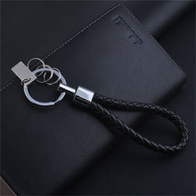s Men PU Leather Key Chain Ring Keyfob Car Keyring Keychain Gift For Men EF8
