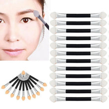 12pc Makeup Double-end Eye Shadow Eyeliner Brush Sponge Applicator Tool EF8