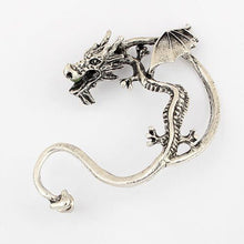 Sale Retro Vintage Black Silver Bronze Punk Temptation Metal Dragon Bite Ear Cuff Clip Wrap Earring Earrings EF8