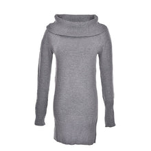 Sexy BodyCon Slim Sweater Mini Club Party Night Dress Women Long Sleeve Slash Neck Knit Dres3 Colors EF8