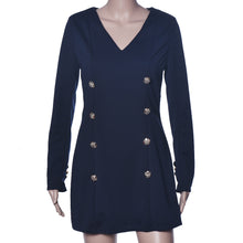 Dress Women Plus Size Fashion Lady Warm Long Sleeves Botton Slim Uniforms Elegant BodyCon Dresses EF8