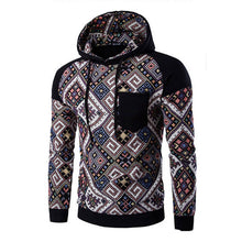 Men Jacket Men Cotton Retro Long Sleeve Hoodie Hooded Sweatshirt Tops Jacket Coat Outwear ClothingPlus Size EF8
