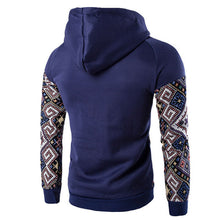 Men Jacket Men Cotton Retro Long Sleeve Hoodie Hooded Sweatshirt Tops Jacket Coat Outwear ClothingPlus Size EF8