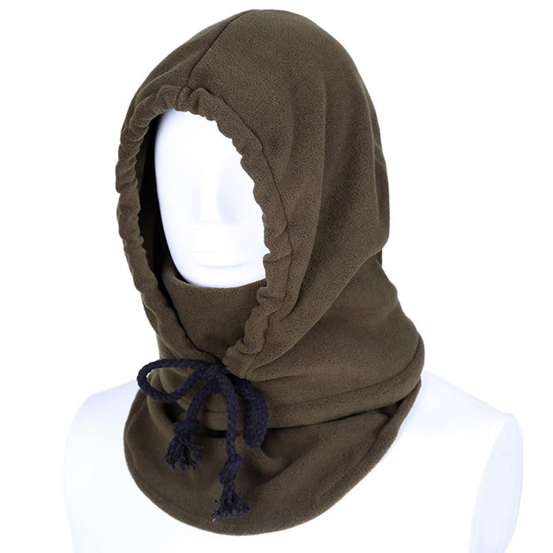 Warm Outdoor Thicker Fleece Cold Wind Protection Face Mask Scarf Hat Snowboard Hood Wind Cap Bike Thermal Balaclavas EF8