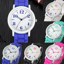 Women Bracelet Watch Ladies Watches Famous clock Analog Silica Jelly Gel Quartz Sports Wrist Watch Gift EF8