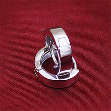 Women Chic Stud Earrings Cool Silver Color Earrings Charm Smooth Round Ear Stud Earrings EF8
