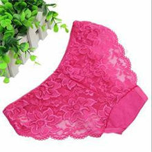Women Underwear Bamboo Fiber C y Color Sexy Lace Panties Lingeries See Through Underpants Briefs Girls One Size EF8