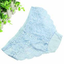 Women Underwear Bamboo Fiber C y Color Sexy Lace Panties Lingeries See Through Underpants Briefs Girls One Size EF8