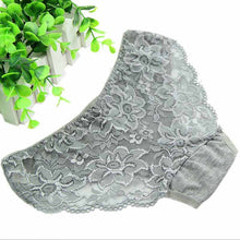 Women Underwear Bamboo Fiber C y Color Sexy Lace Panties Lingeries See Through Underpants Briefs Girls One Size EF8