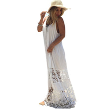 Women beach dress dress chiffonwomen dress Sexy Casual Lace Long Maxi Party Beach Dress vestido plus size EF8