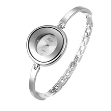 Bracelet Watch Women Fashion Butterfly Silver Rhinestone Bangle Watch Bracelet Wristwatches Set 587S EF8