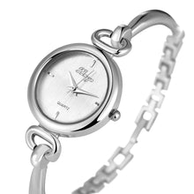 Rhinestone Diamond Woman Girl Ladies Bracelet Bangle Dress Wristwatch Silver Rhinestone Bangle Watch Bracelet Set 590S EF8