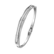 Rhinestone Diamond Woman Girl Ladies Bracelet Bangle Dress Wristwatch Silver Rhinestone Bangle Watch Bracelet Set 590S EF8