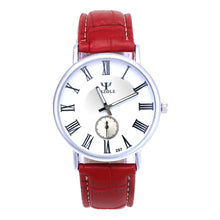 Luxury Waterproof Faux Leather Men Blue Ray Glass Sports Quartz Watch Dress Quartz Analog Watches Hour for Men EF8
