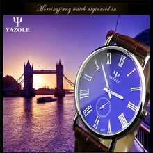 Luxury Waterproof Faux Leather Men Blue Ray Glass Sports Quartz Watch Dress Quartz Analog Watches Hour for Men EF8