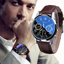 Mens Watches Top Luxury FamousClock Blue Ray Glass Quartz Wristwatch Men Hodinky Relogio Masculino EF8