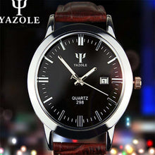 Mens watches Business Leather Band Calendar Date ClockWaterproof Wrist watch Quartz-watch relogio masculino EF8