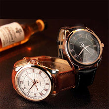 Mens watches Top Luxury Mens Business ClockQuartz Wrist watch Quartz-watch relogio masculino Gold Black EF8