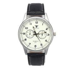 Luxury Famous men watch Mens Waterproof Noctilucent Leather Blue Ray Glass Quartz Analog Watches Relogio Masculino EF8