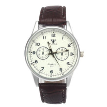 Luxury Famous men watch Mens Waterproof Noctilucent Leather Blue Ray Glass Quartz Analog Watches Relogio Masculino EF8