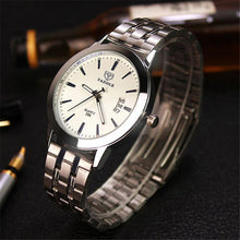 Full Steel White Black Blue Ray Dial 30m Waterproof Luminous Hands Business Dress Sport Wrist watch Watches for Men EF8
