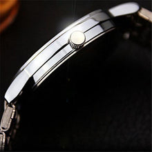 Full Steel White Black Blue Ray Dial 30m Waterproof Luminous Hands Business Dress Sport Wrist watch Watches for Men EF8