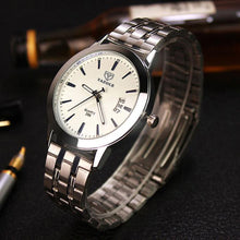 Full Steel White Black Blue Ray Dial 30m Waterproof Luminous Hands Business Dress Sport Wrist watch Watches for Men EF8