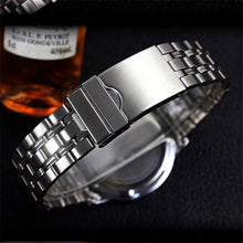 Full Steel White Black Blue Ray Dial 30m Waterproof Luminous Hands Business Dress Sport Wrist watch Watches for Men EF8