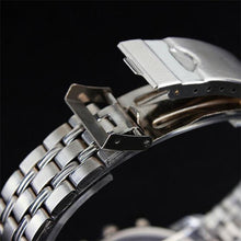 Luxury Clock Full Stainless Steel waterproof Men's Quartz Watch Business Watch Men Watch Relogio masculino EF8