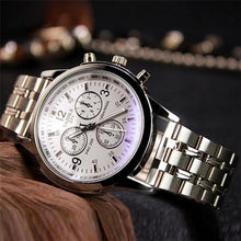 Luxury Clock Full Stainless Steel waterproof Men's Quartz Watch Business Watch Men Watch Relogio masculino EF8