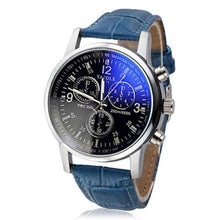 Mens watches Top Luxury Mens Business ClockBlue Ray Glass Quartz Wrist watch Quartz-watch relogio masculino EF8